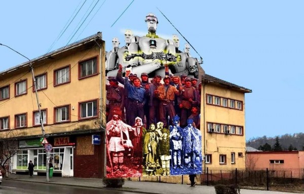 Petrify Embassy message Trei schiţe ale muralului pentru Valea Jiului – Cronica Vaii Jiului