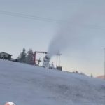 A nins, au pornit și tunurile de zăpadă