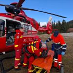 Turist accident recuperat cu elicopterul din Parang