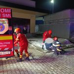 Accident în giratoriu, la intrarea în Petroșani