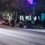 Accident în fața primăriei din Petroșani