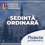 Proiecte pe ordinea de zi a ședinței Consiliului Județean Hunedoara