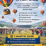 1 Martie spectaculos la Vulcan: baloane cu aer cald și surprize pentru întreaga comunitate