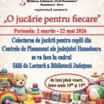 Campania “ O jucărie pentru fiecare” a Bibliotecii județene Ovid Densusianu a început