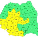 Județul Hunedoara intră sub incidența a trei atenționări metodologice COD GALBEN