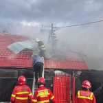 Incendiu puternic în municipiul Vulcan