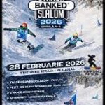 Adrenalină pe zăpadă la Straja. Banked Slalom revine în 28 februarie 2026
