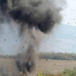 Distrugere de muniţie în poligonul cu destinație specială de distrugeri din zona Bârcea Mică